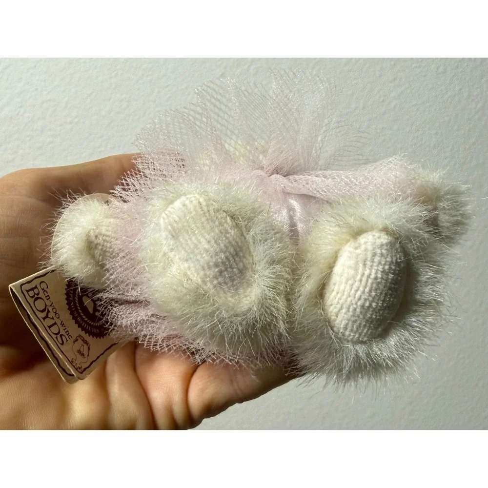 Boyds Bears Twila Twinkletoes Ballerina Plush Ornament Pink Tutu 56302 TAGS